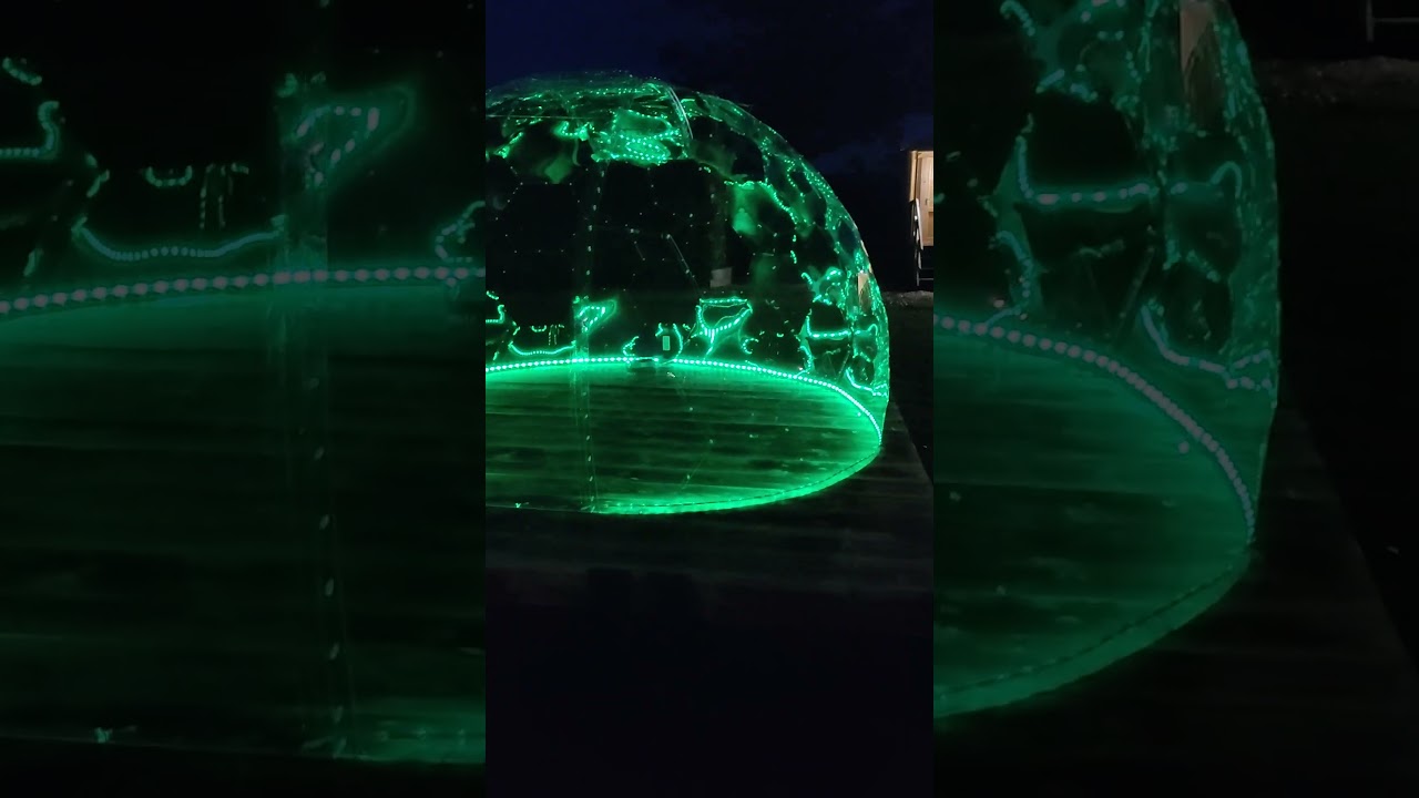 geodomex with led rgb 10m lighting tape