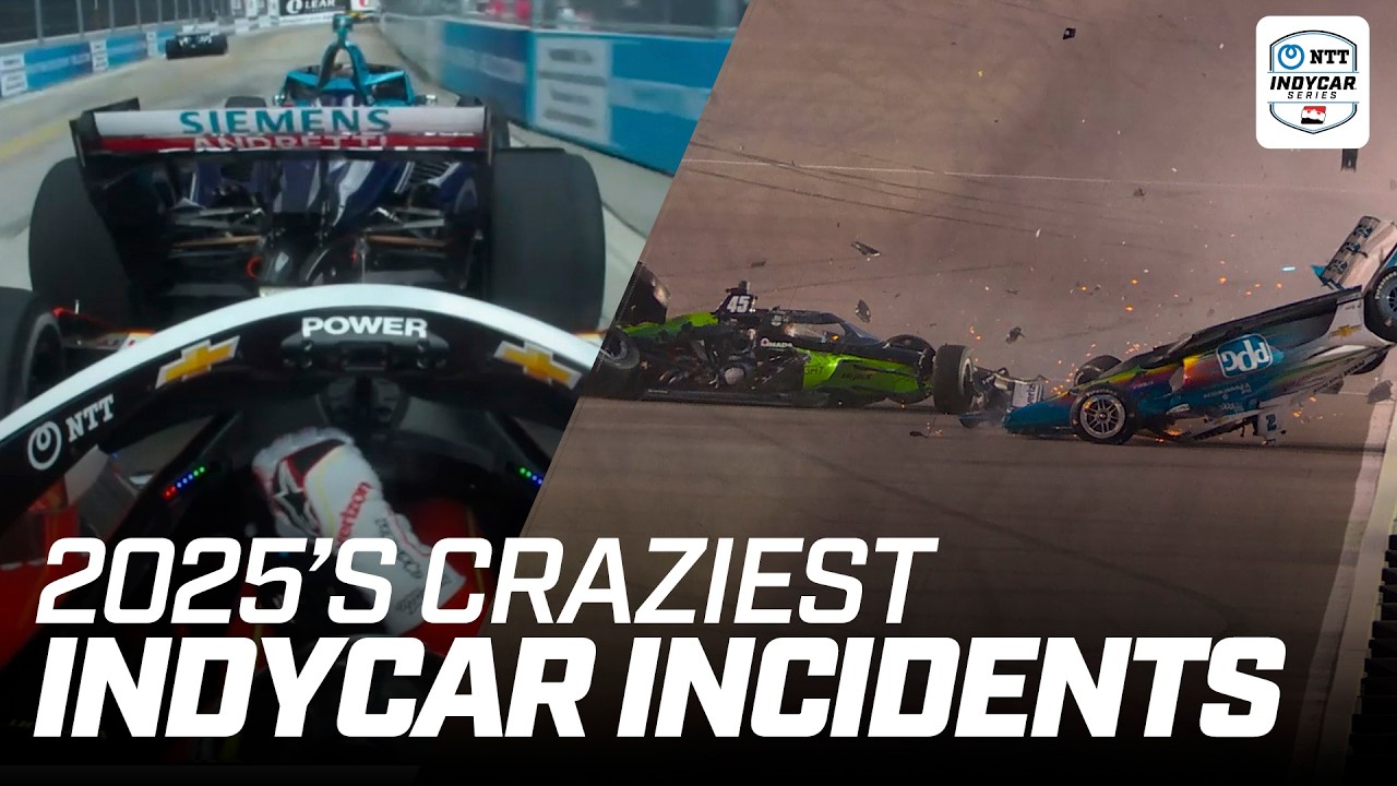WILDEST Incidents from the 2025 Season | INDYCAR SERIES
