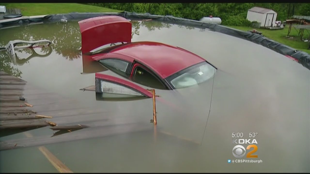 Homeowner Frustrated After Vehicle Crashes Into Yard, Lands In Pool