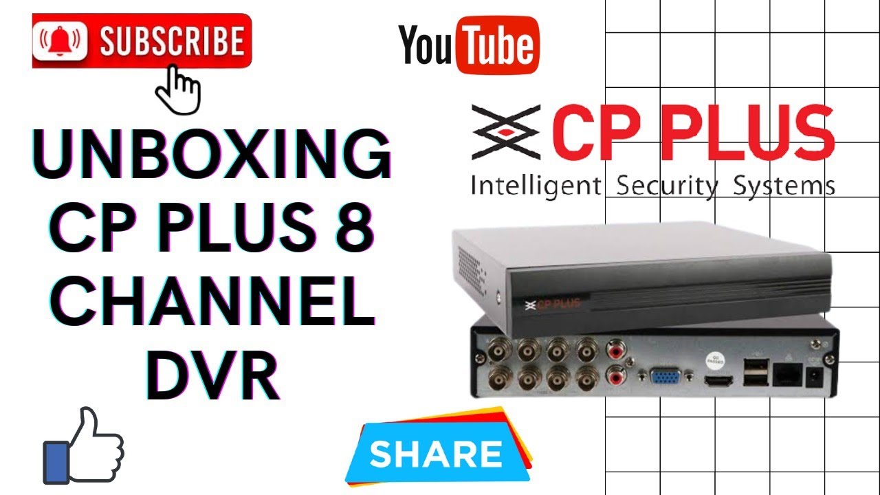 UNBOXING OF CP PLUS 8 CHANNEL DVR..  |  CP PLUS DVR UNBOX