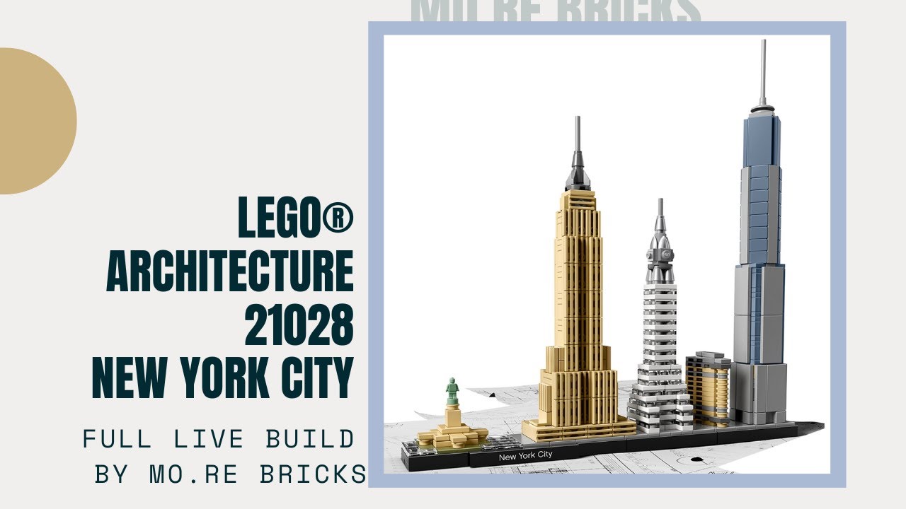 Lego Architecture | 21028 NEW YORK CITY - Full Live Build