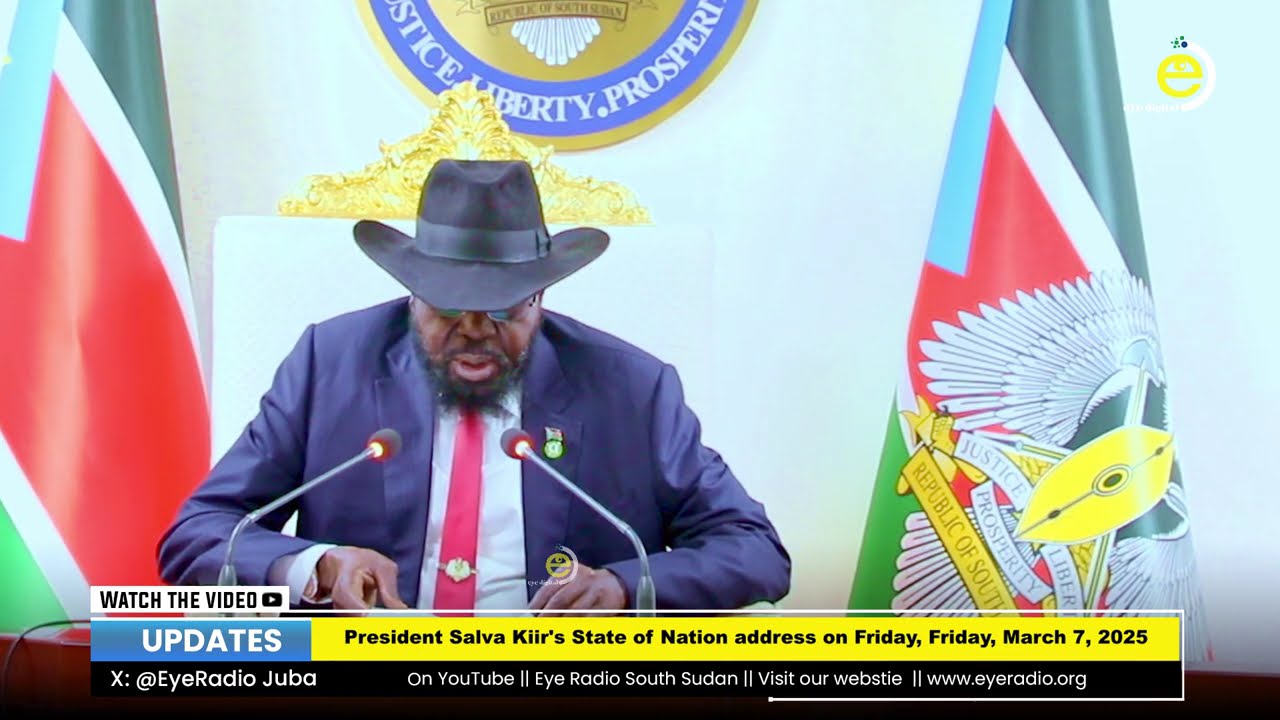 🔴#Live President Salva Kiir's State of Nation address on Friday, March 7, 2025