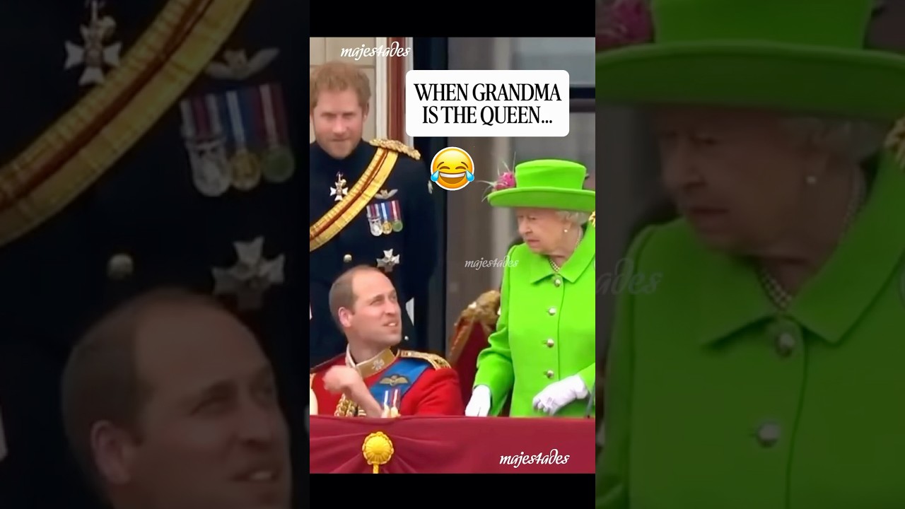 Even Prince William had to listen when Grandma was the Queen! 😂