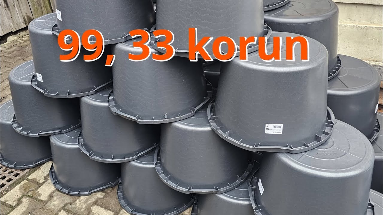 NÁDOBY za 99 korun: 45L a 65L! Kde sehnat MEGA levné květináče na rajčata a borůvky?