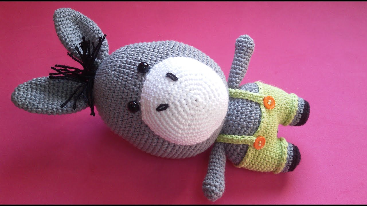 Burrito Platero // Teje con GanchiBol un amigurumi