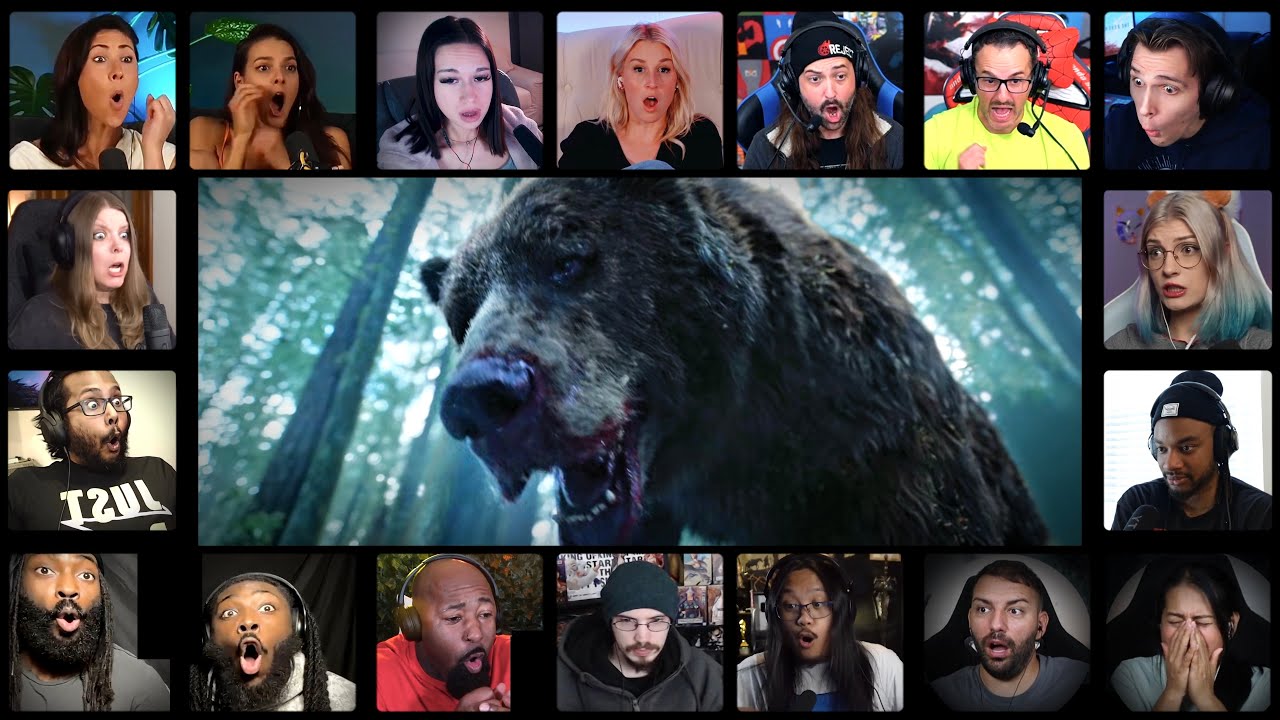 Bear Attack Scene | The Revenant (2015) * Reaction Mashup
