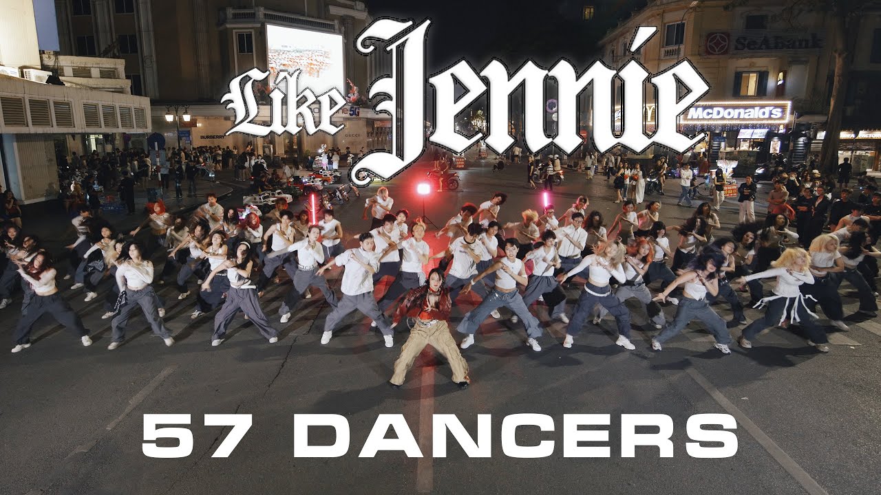 [KPOP IN PUBLIC | 57 DANCERS] JENNIE - like JENNIE Dance Cover By The D.I.P
