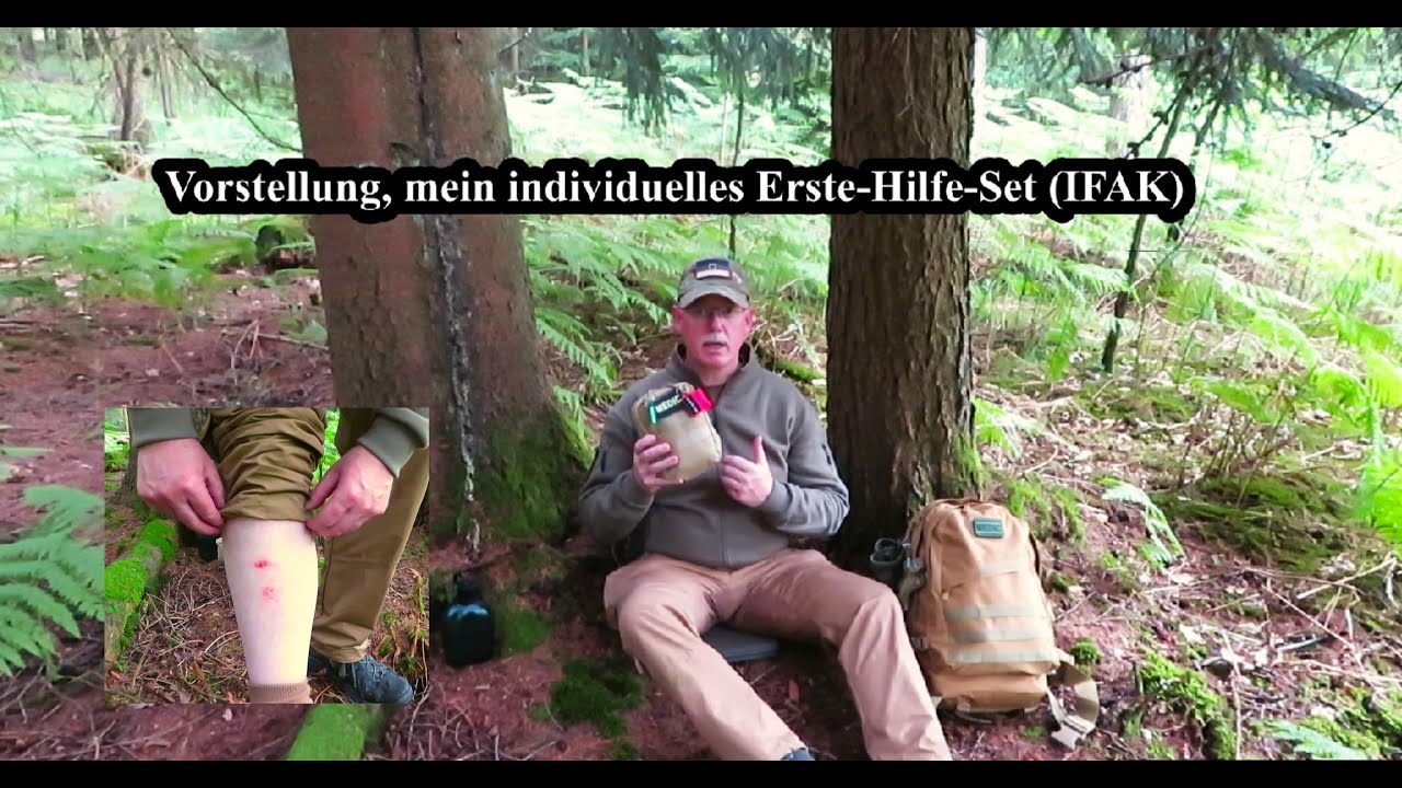 Sturz in tiefe Harvester Fahrspur- Mein individuelles Erste- Hilfe- Set- IFAK
