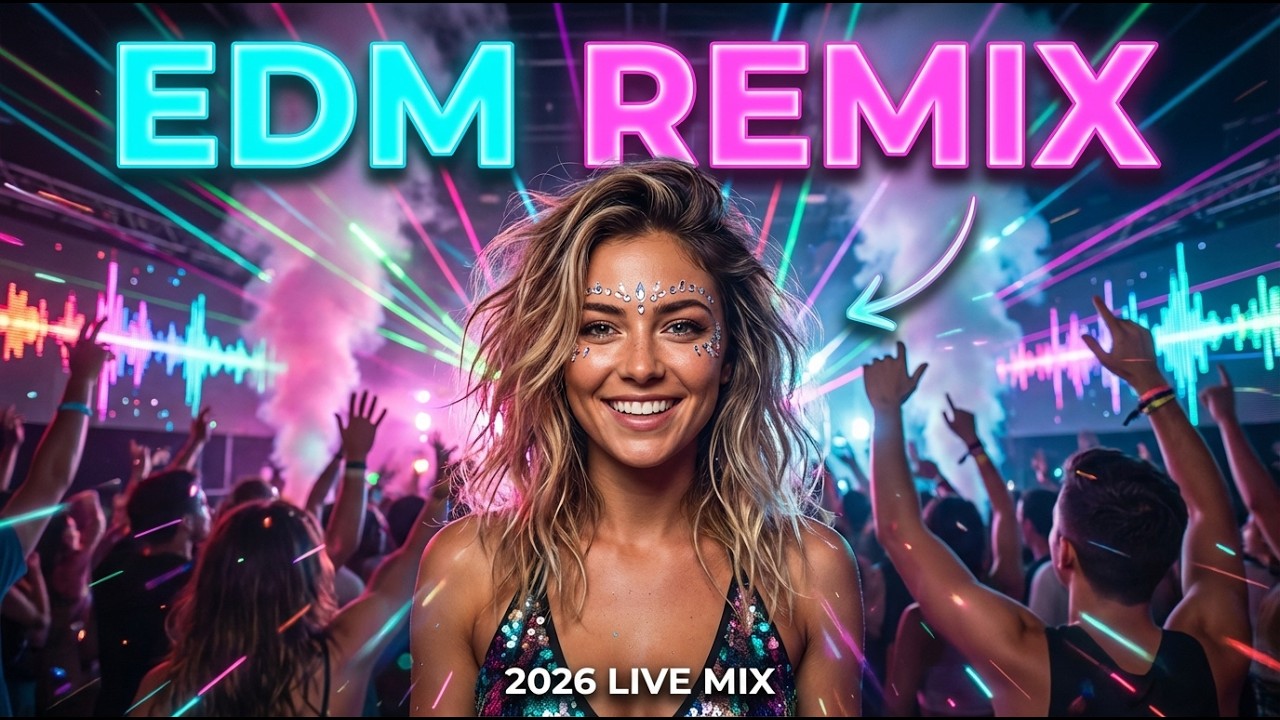 Best Music Party Mix 2026 | EDM Music Mix | EDM Remixes of Popular Songs | Nonstop Party Playlist