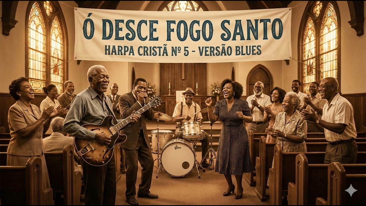 Ó Desce Fogo Santo Harpa Cristã N° 5 (Versão Blues Legendado) 