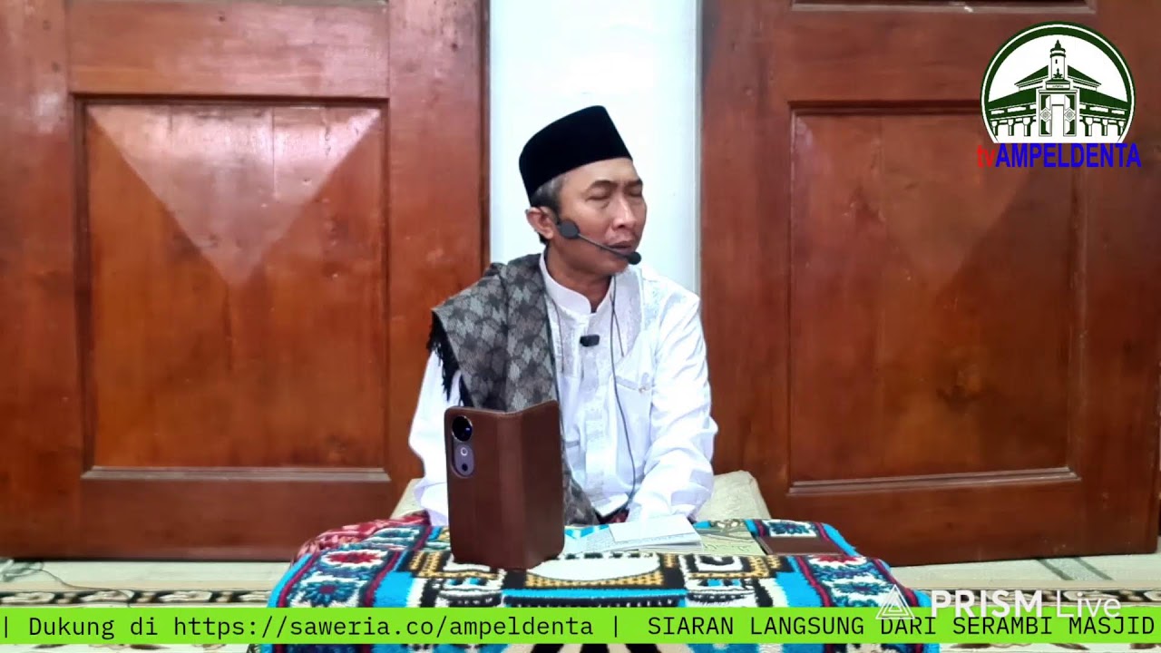 KH. MOCHAMMAD ZAINUL ARIFIN BIN ROMO KH. UMAR SAID SURABAYA. SERAMBI ROMADHON ( NGABUBURIT ).