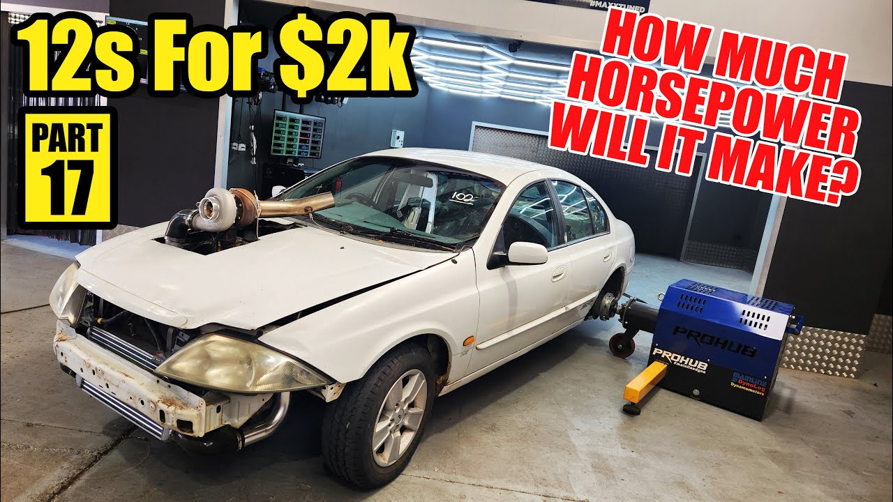 Scottys Garage - 12s For $2k - Part-17 - The AU Goes On The Dyno!