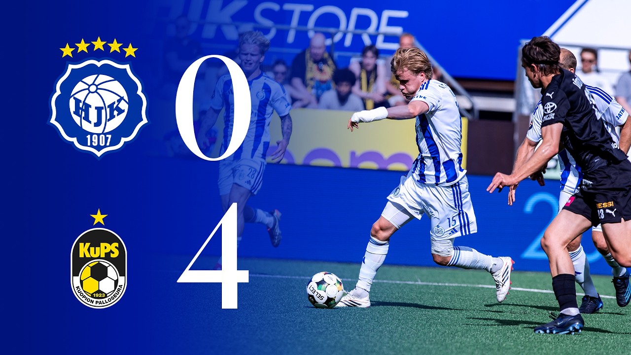 MATSIKOOSTE | HJK vs KuPS 0&ndash;4 | Veikkausliiga