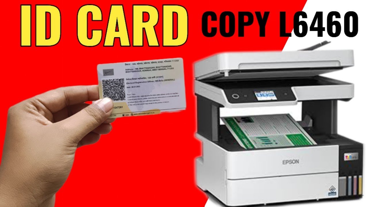 Полное руководство по печати удостоверений личности на принтере Epson L6460