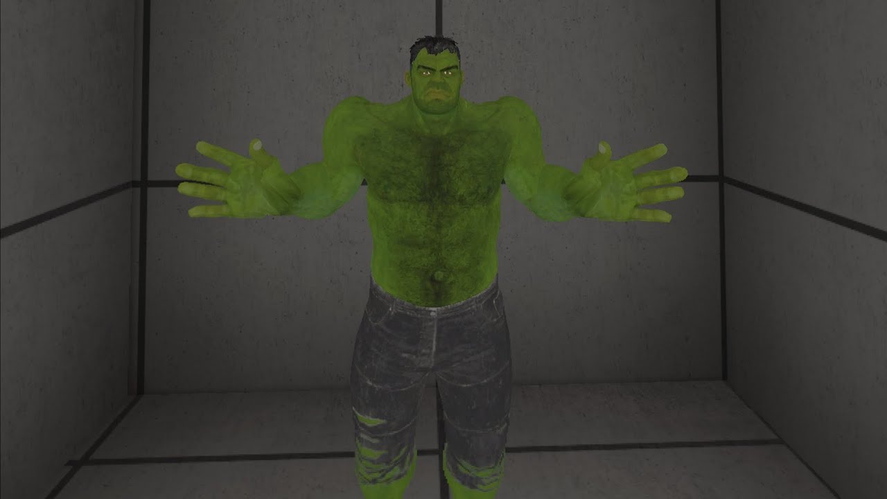 playing bonelab as hulk #hulk #vr #bonelab bonel