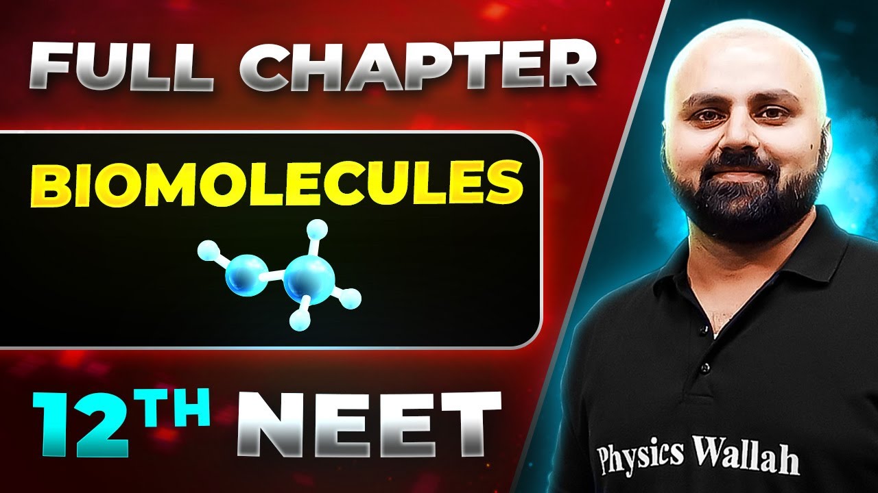 Biomolecules FULL CHAPTER | Class 12th Organic Chemistry | Lakshya NEET