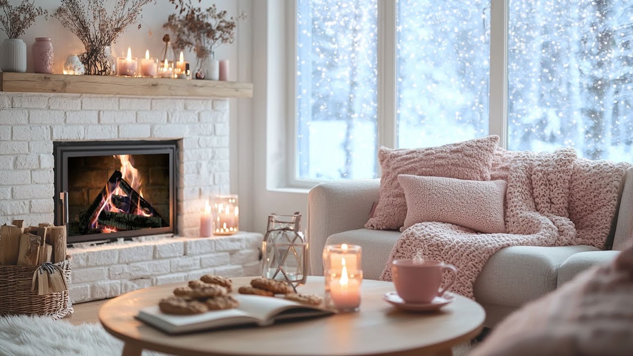 Soft Romantic Morning Ambience ☀️ Cozy Cabin Sounds for Relaxation