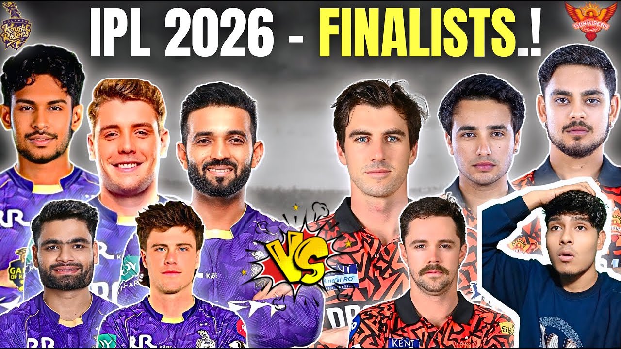 IPL 2026 : KKR vs SRH Playing 11 Comparison 🔥- Who wins Battle? Who is Strongest?👀