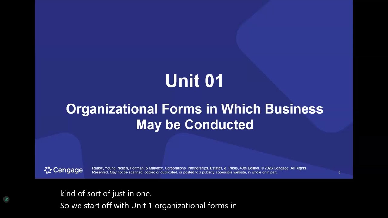 South-Western Federal Taxation 2026 – Chapter 12 | Comparative Forms of Doing Business