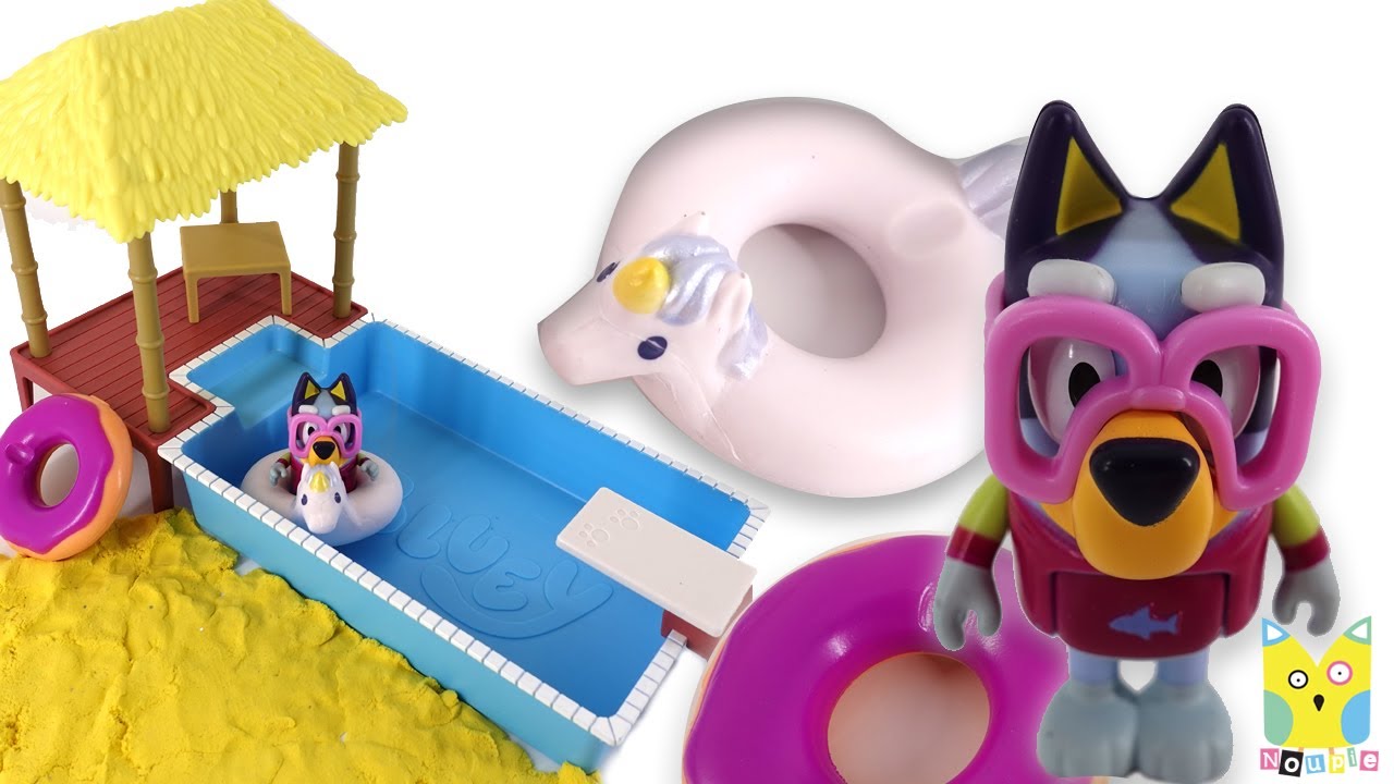 Wow ! Déballage de la piscine Bluey 2024 - Nouveau Jeux incroyables - Noupie