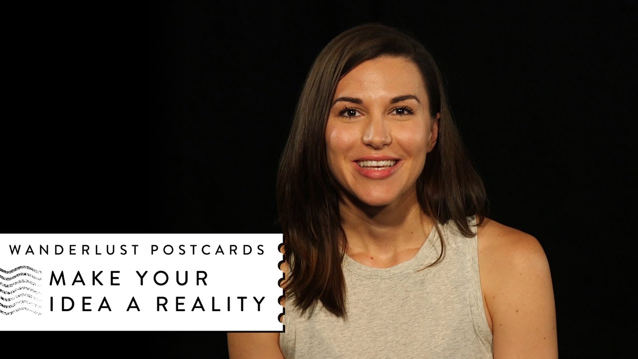Make Your Idea a Reality - Wanderlust Postcard with Brenda Holmes