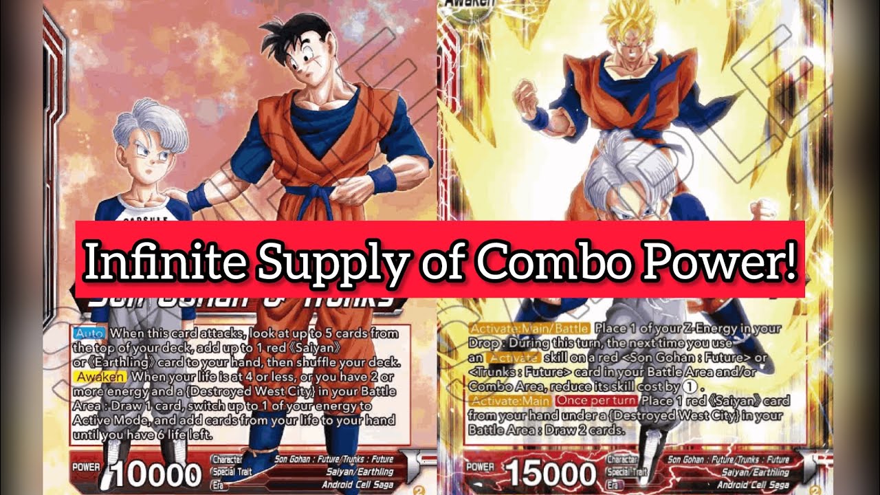 Showcasing the NEW Red Gohan & Trunks Set 23 Leader! | Dragonball Super Card Game Masters