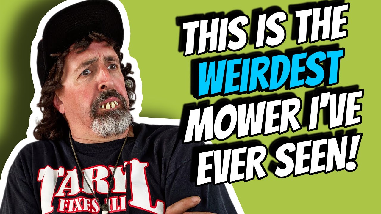 This is the WEIRDEST Mower I've EVER SEEN!
