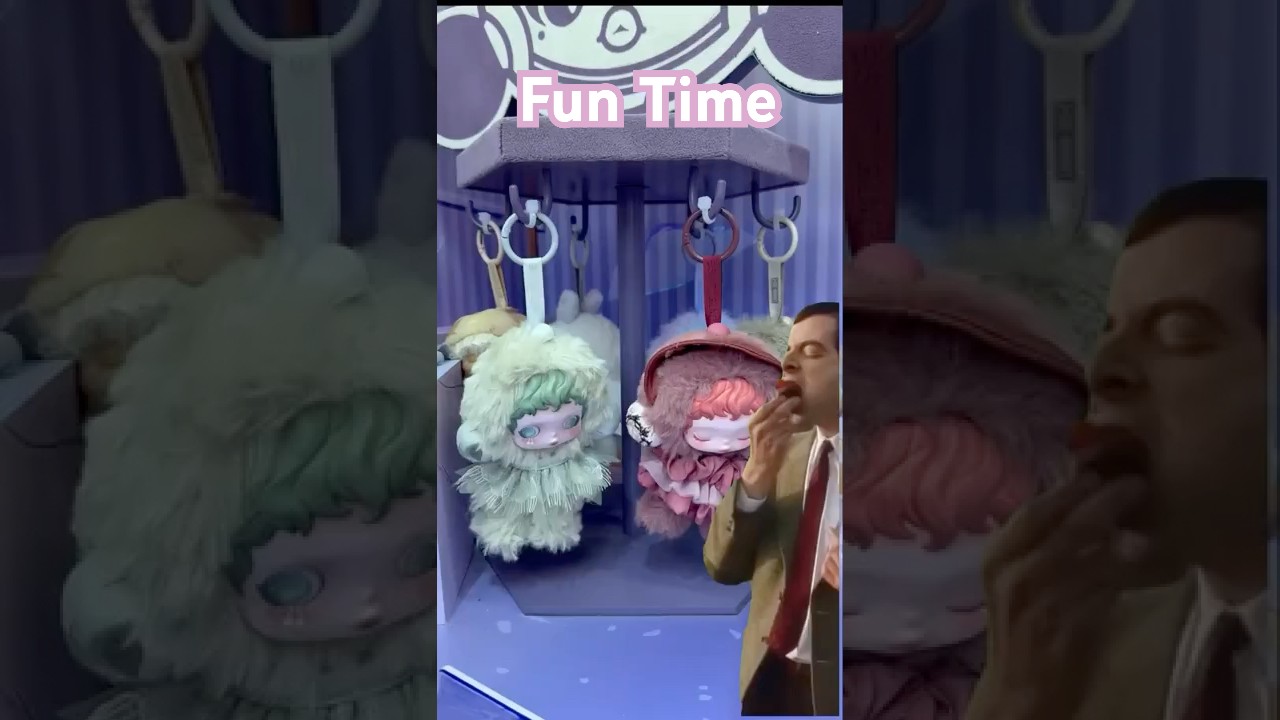 Mr.Bean Thinks Hard: Teddy vs. Skull Panda #skullpanda #popmart #foryou #followers
