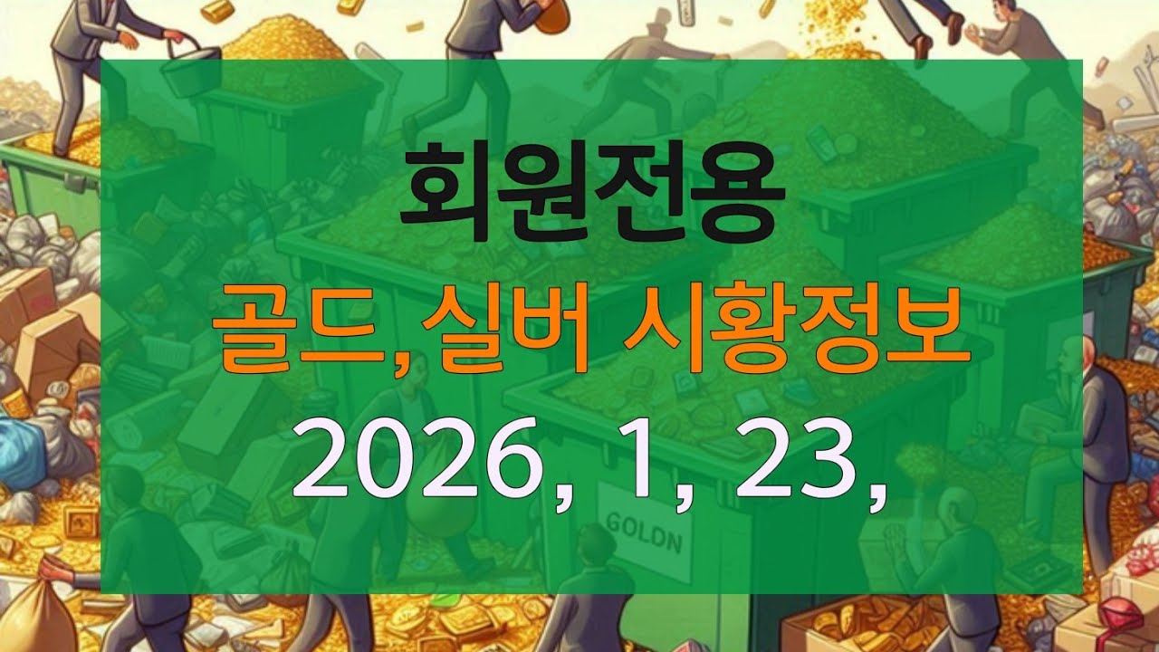골드,실버 시황분석