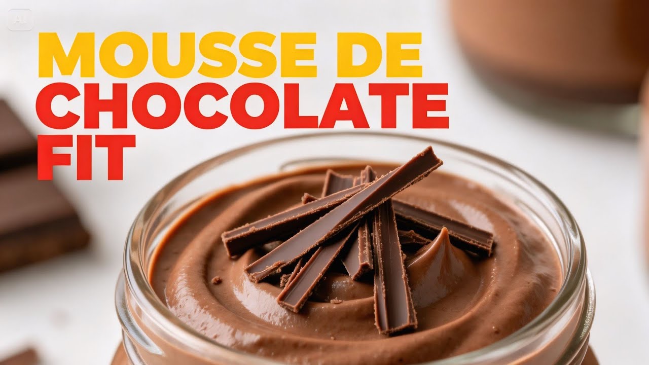 Mousse de Chocolate Fit Cremosa | Sobremesa Saudável em 5 Minutos