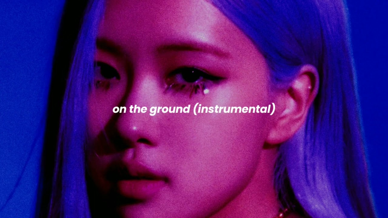 rosé - on the ground instrumental (slowed + reverb)