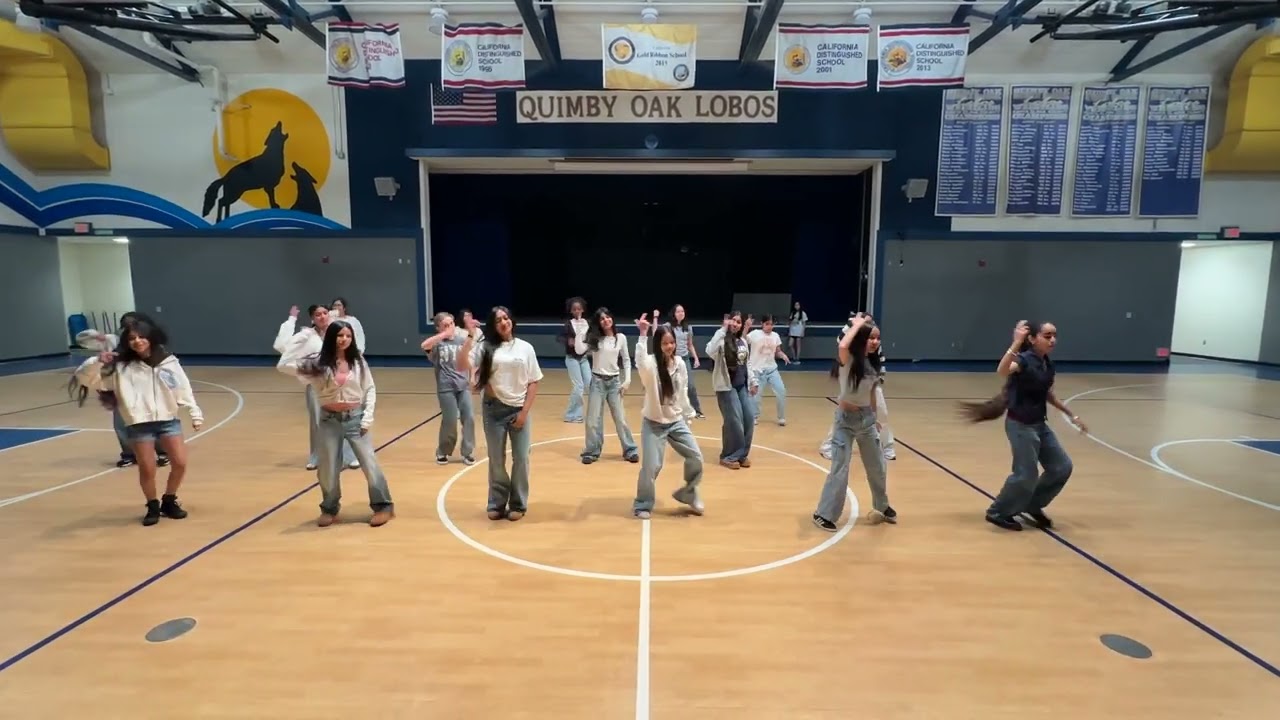 ￼ First period dancing too, but Vogue by Madonna for the sixth grade visits ￼