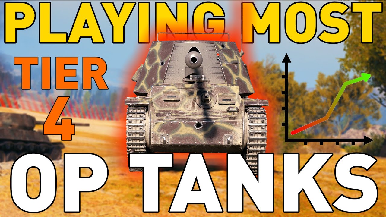 Играю на САМЫХ ЛУЧШИХ танках 4-го уровня в World of Tanks!