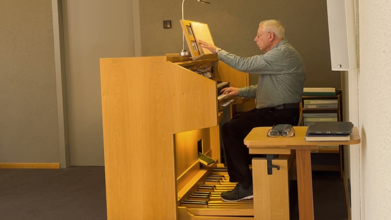 (09)Ren&eacute; Witte speelt  nr.59 oude koorboek, 3 coupletten, 
