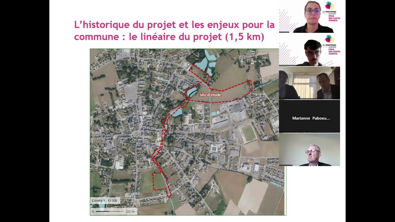 réouverture d'un cours d'eau : un projet de renaturation et de dynamisation du bourg à Pipriac