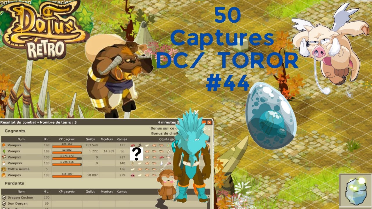 Dofus Retro, 50 Captures DC/ Minotoror, GO TUTU !!! #44🤯🥵🔥👌