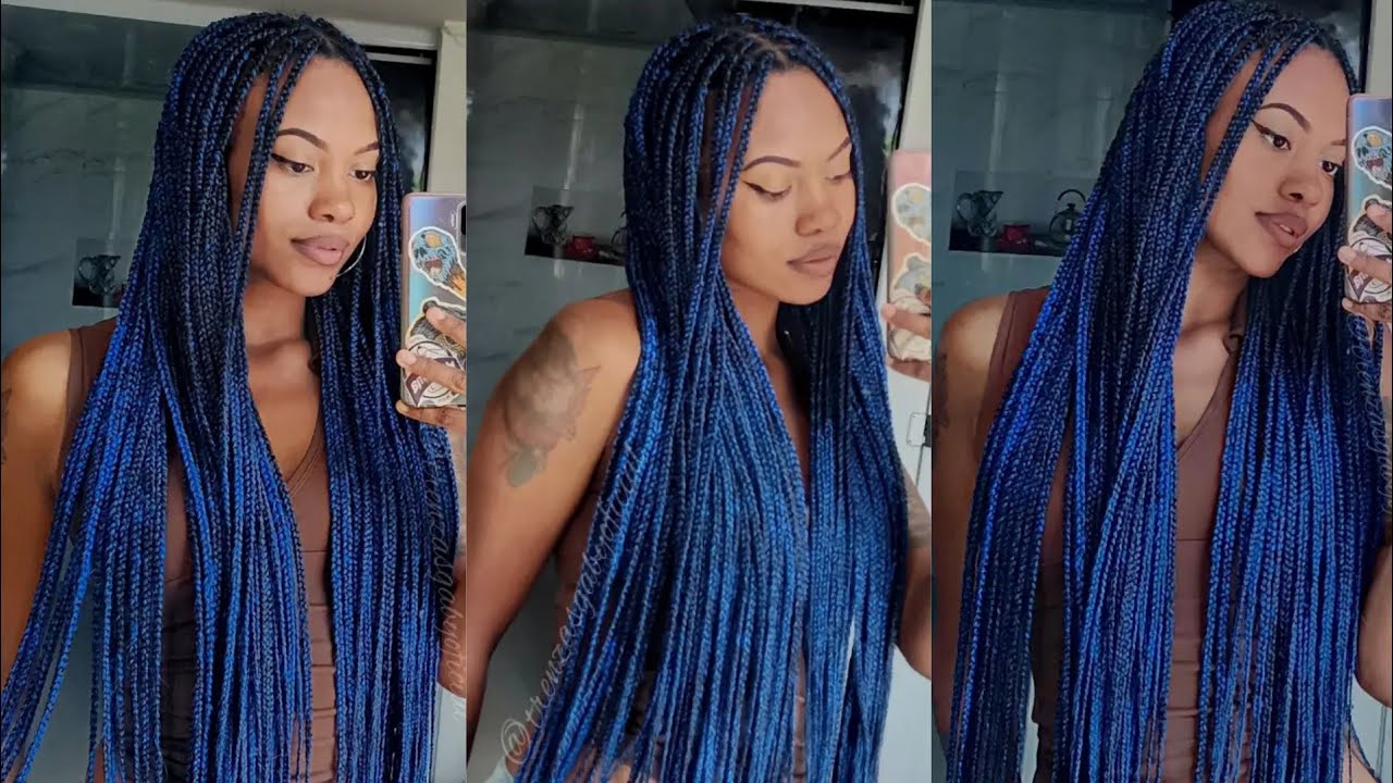 PREPARA el COLOR que siempre quisiste para tus trenzas africanas con kanekalon 💙