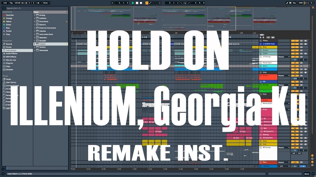 ILLENIUM, Georgia Ku - Hold On Full Remake Instrumental