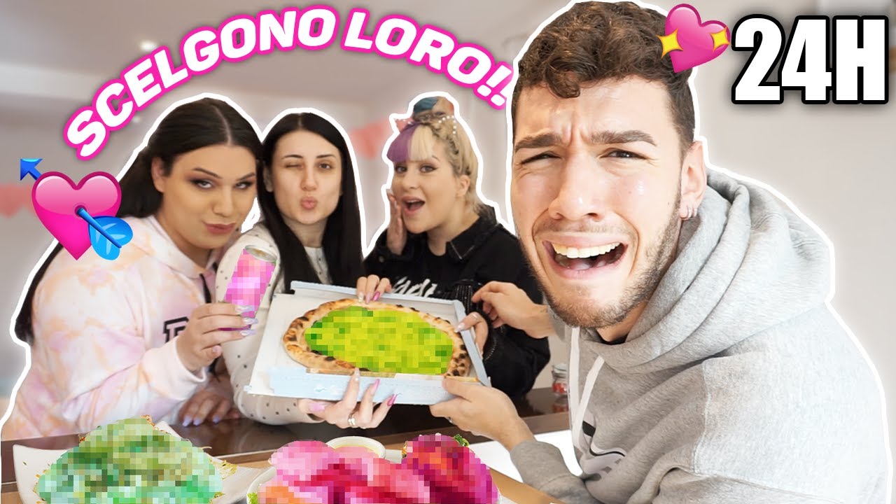 LE MIE FIDANZATE SCELGONO COSA MANGIO PER 24 ORE!!! (HO QUASI VOMITATO) *poligamo*