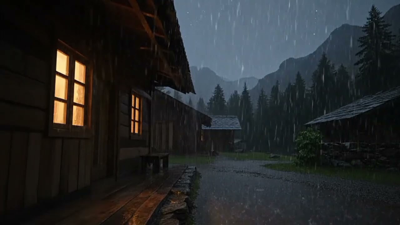 Thunder & Heavy Rain Sounds for Deep Sleep | 30 Minutes Sleep ASMR Ambience (No Music)