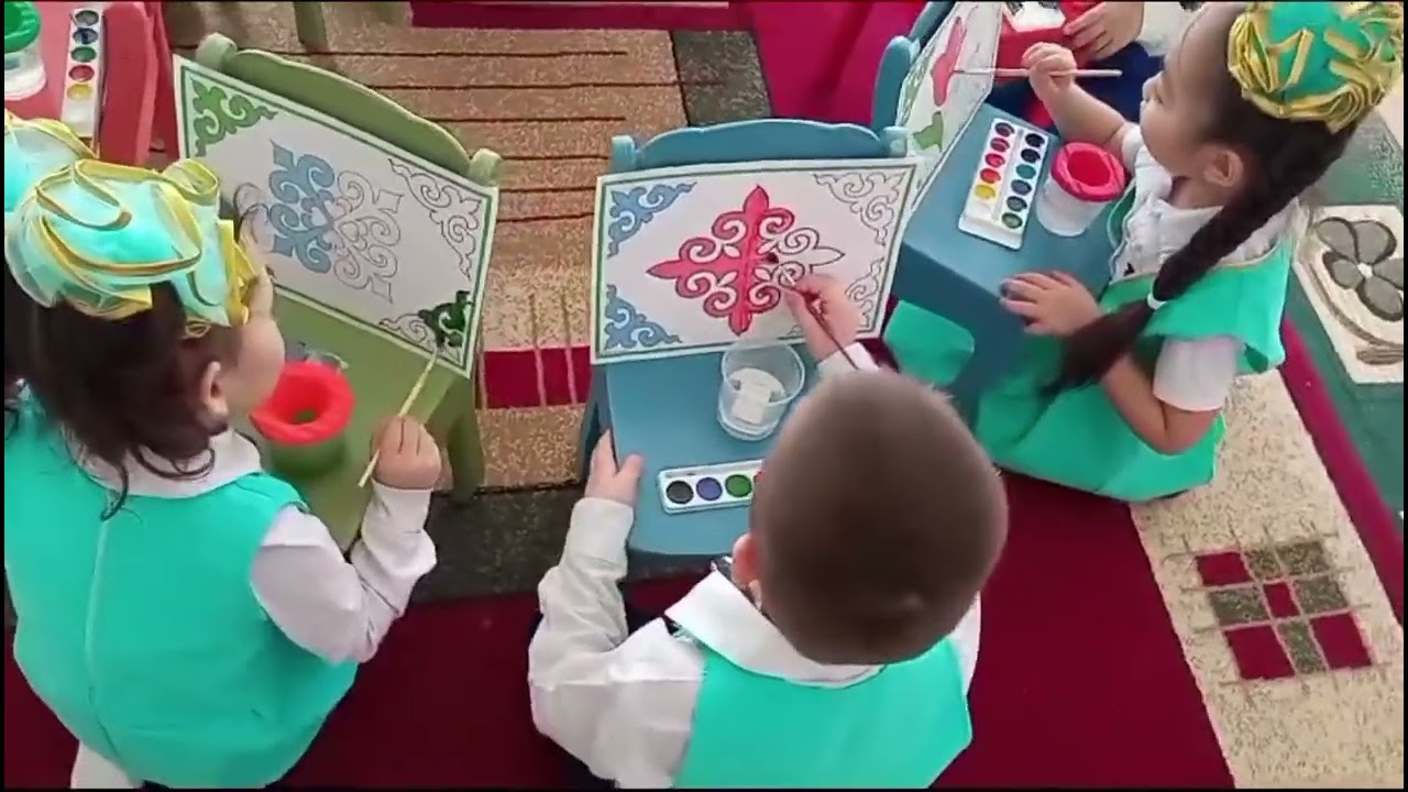 Әжемнің ою өрнегі.  Тәрбиеші: Туменова Р. К