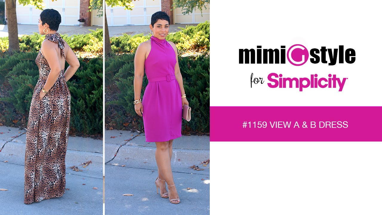 Mimi G Style for Simplicity, Pattern 1159 Tutorial. Halter Dress.