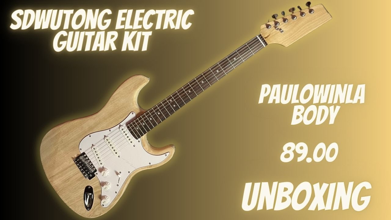 Набор для самостоятельной сборки гитары типа Stratocaster от Amazon | Распаковка