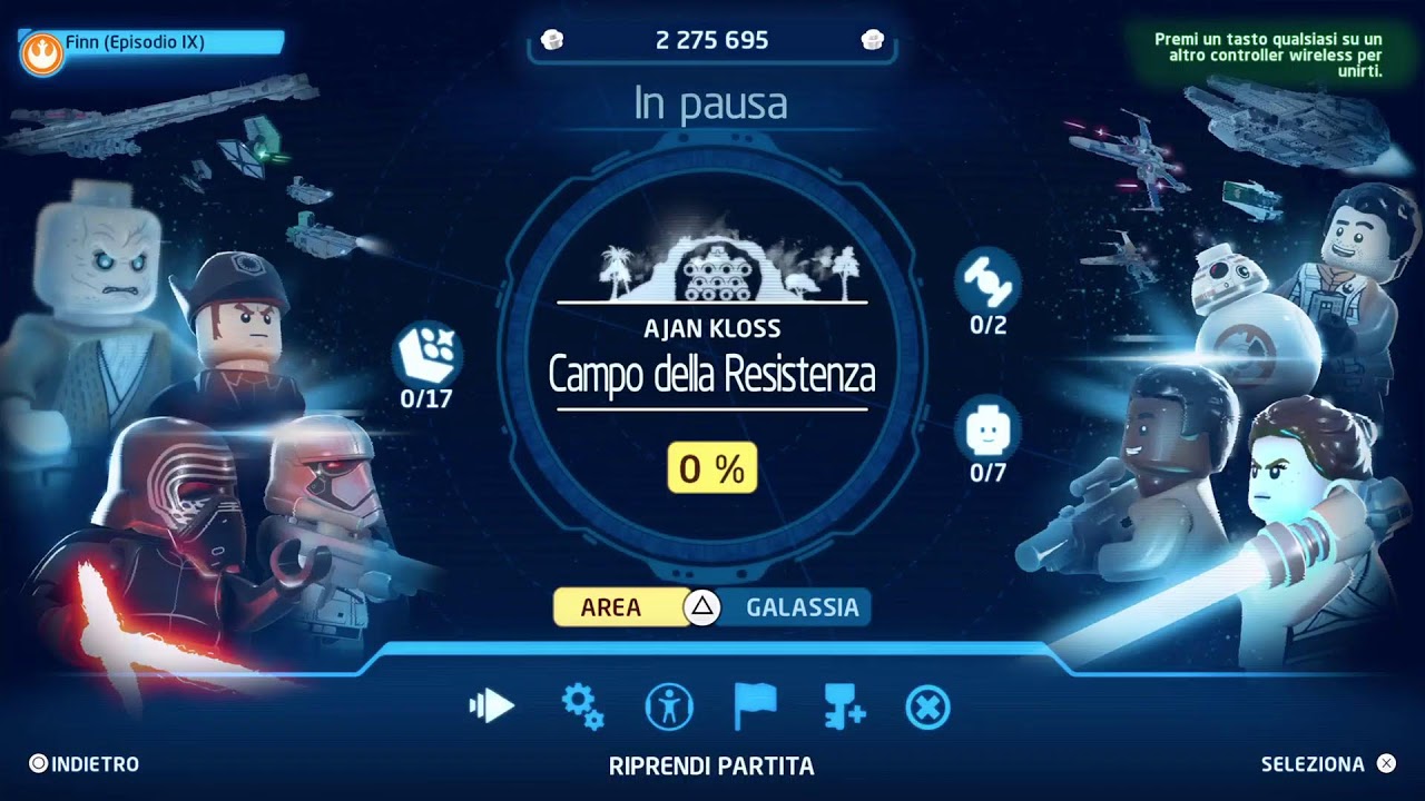LEGO STAR WARS LA SAGA DEGLI SKYWALKER CONTINUIAMO LE MISSIONI