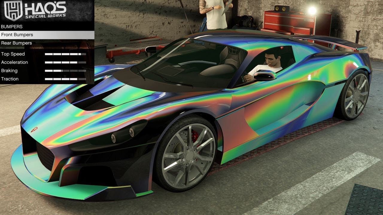 GTA 5 - NEW Vehicle Customization - Coil Cyclone II (Rimac Nevera)