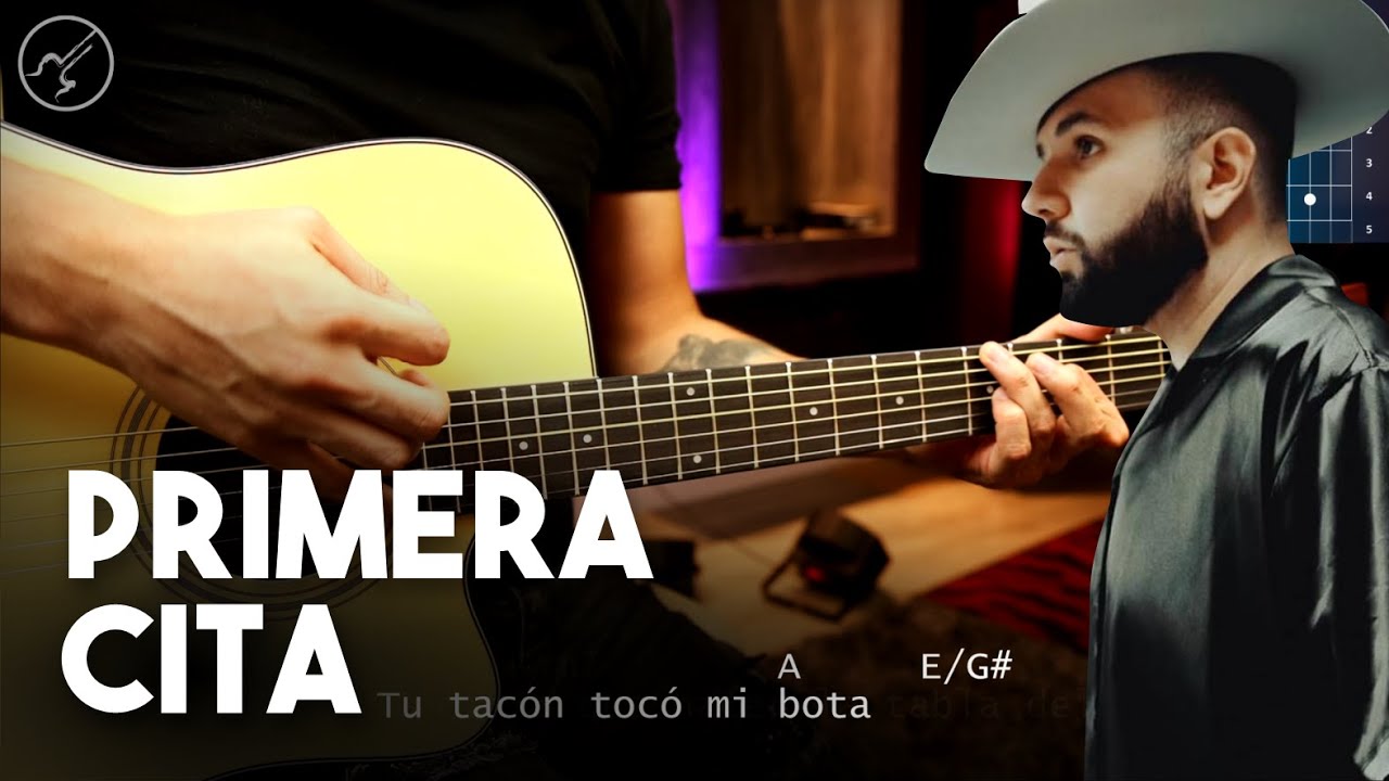 PRIMERA CITA - Carin Leon GUITARRA Cover REQUINTO + ACORDES Christianvib