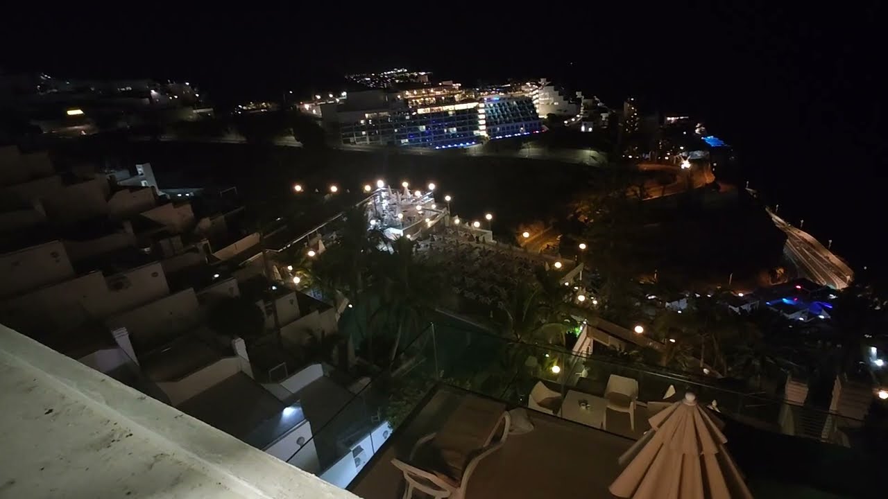 Altamar Hotel, at night