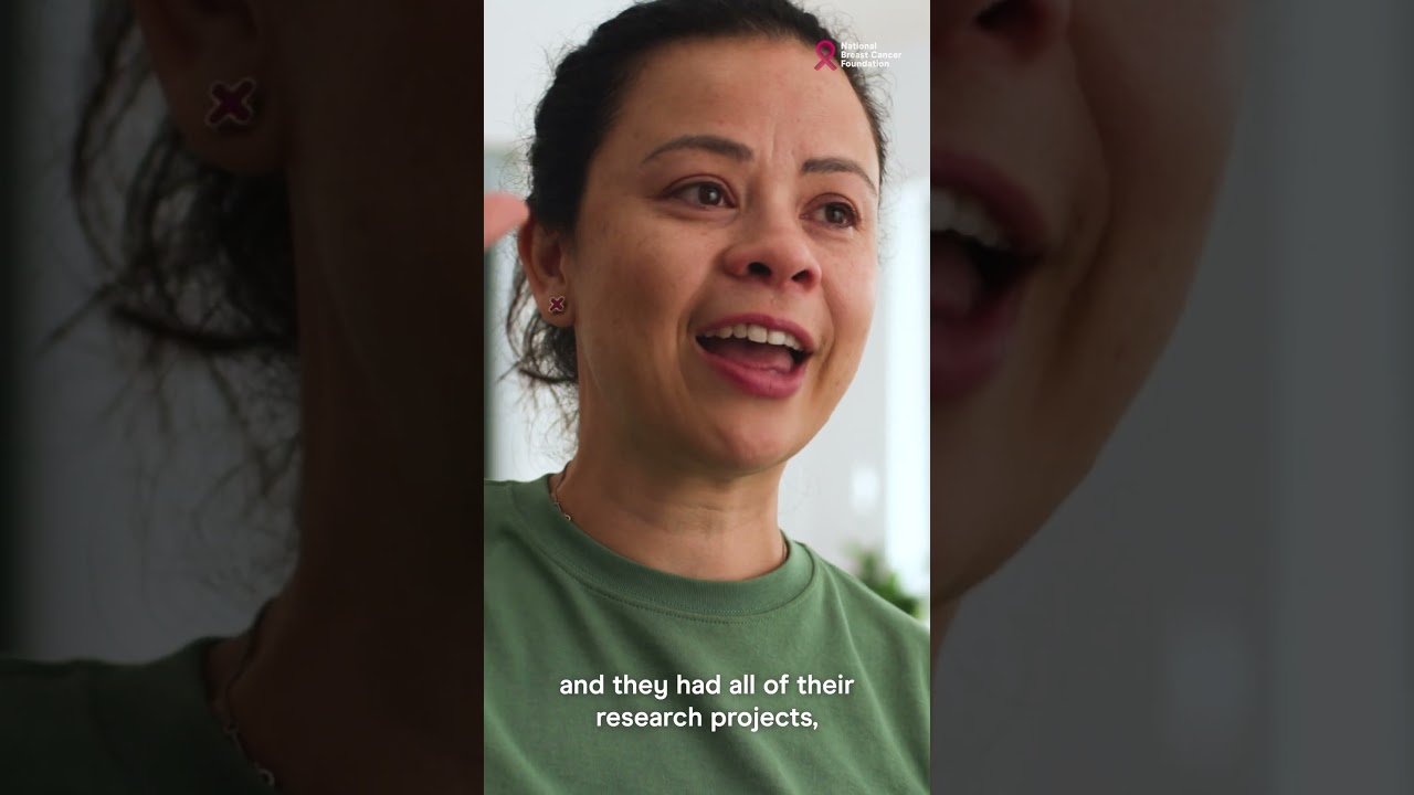 Sara shares her feelings of hope for breast cancer research