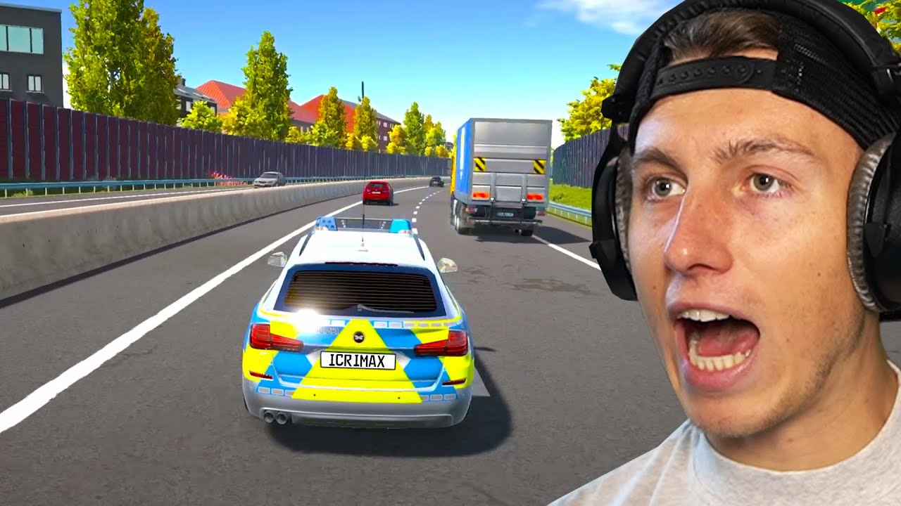 Ich arbeite als AUTOBAHN POLIZEI