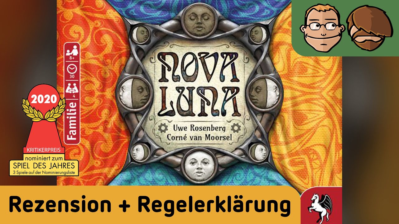 Nova Luna - Brettspiel - Review und Regelerklärung